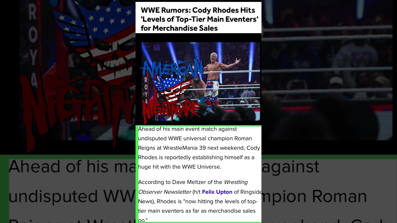 Cody Rhodes STUNS the WWE Universe with Unbelievable Rumors!
