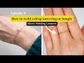 How to weld charms and drops onto rings  unleash your creativity with micro welding  lesson ep9