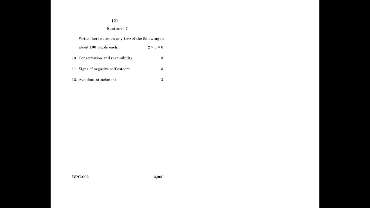 BPC - 002   June 2021 Question Paper