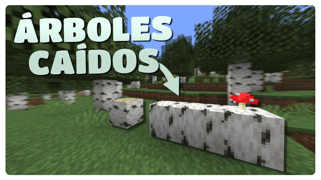 HAN AÑADIDO LOS ÁRBOLES CAÍDOS A JAVA - Minecraft 25w09a - YouTube