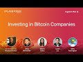 Investing in Bitcoin Companies | Plan ₿ Forum 2022 | Lugano