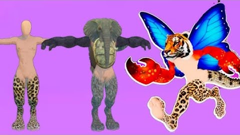 I did SURGERY on a GOD LEVEL HUMAN MUTATION in Merge Animals 3D (Spider Human) Crocodile +