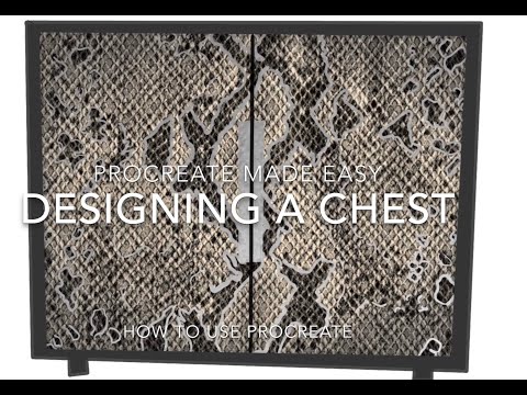 How to Design A Furniture Cabinet or Chest - Procreate Made Easy