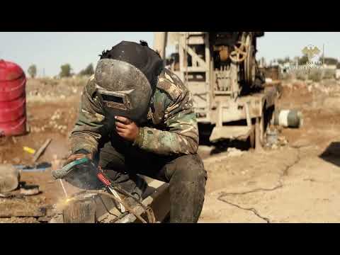 حفر وتجهيز أول بئر في بلدة القنية بريف درعا ضمن حملة أبشري حوران