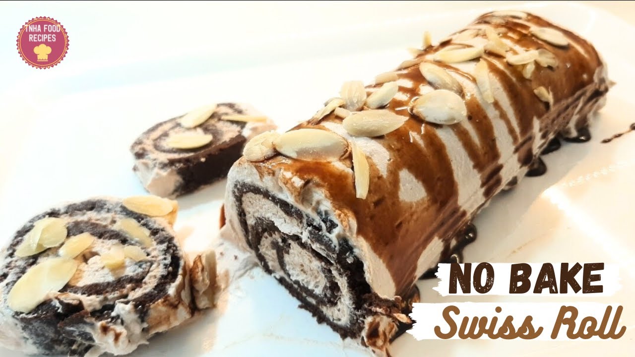 No Bake Swiss Roll Recipe No Bake Chocolate Swiss Roll Recipe