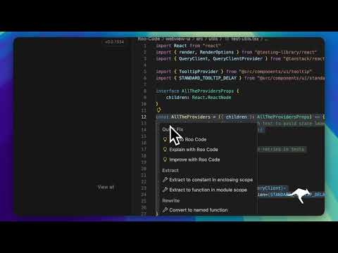 Code Actions in Roo Code || Tutorial