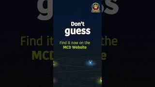 Confused about your MCD Ward or Zone? find it in seconds on the MCD website ! Visit: info.mcd.gov.in