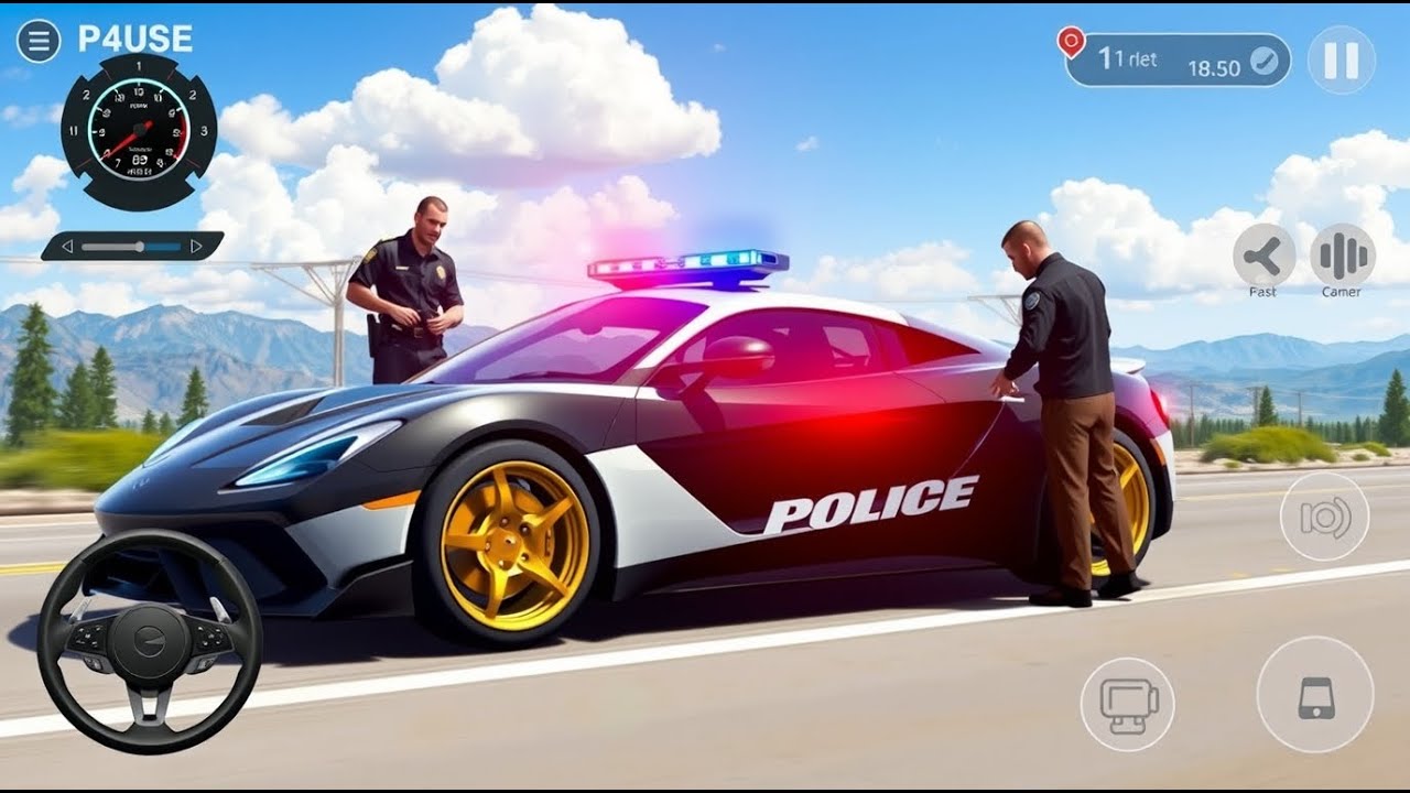 🚓 Police Car Chase Simulator 3D – Real City Cop Pursuit Gameplay ...