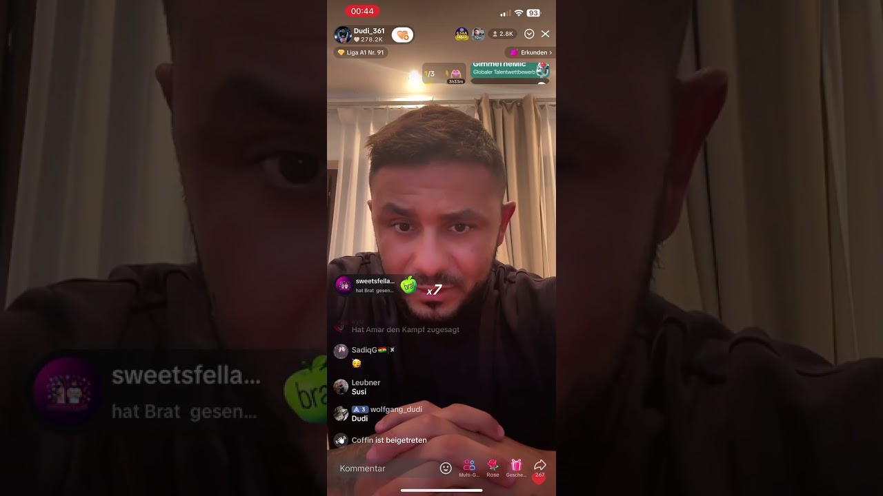 DUDI_361 WAR LIVE MIT KAYAYKUKU - DUDI ERZÄHLT SEIN BEEF MIT AMAR47 UND WILL MIT IHM KÄMPFEN ✍️