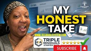 Triple Residuals Starter Pack Review: Home Business Academy #affiliatemarketing