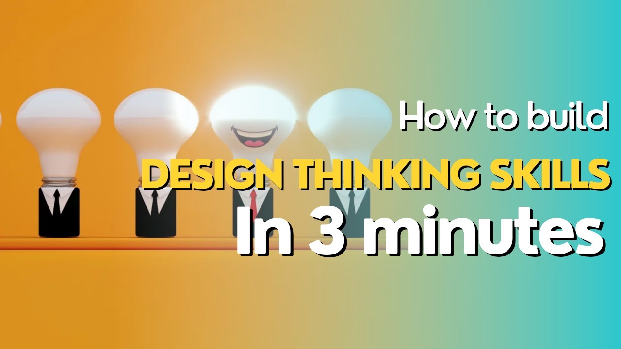 How to build design thinking skill | In 3 minutes | English | Made with AI | By Alok Kundnani