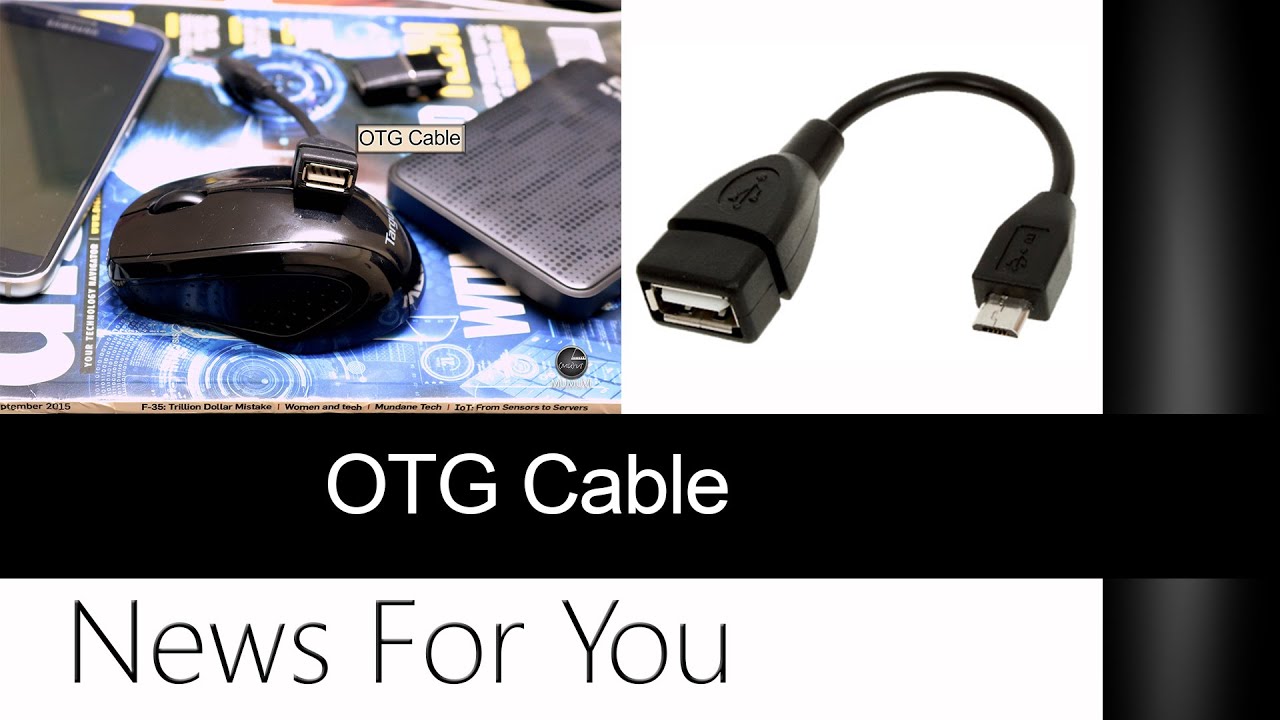 OTG Cable, You connect your USB devices to your Phone