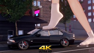 Little Car Giantess Growth 4K Aiupscale