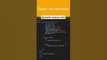 How to make animated shadow text html css only