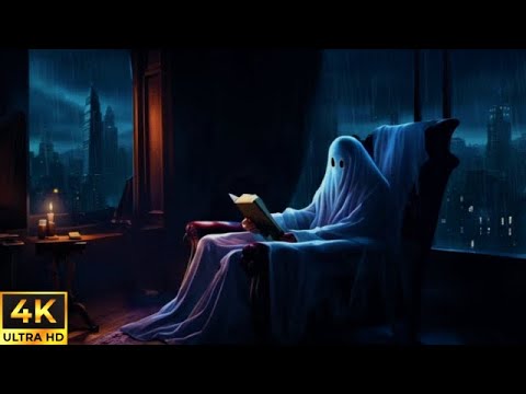 The Ghost - Night City | Scary Stories Told In The Rain | 4K THUNDERSTORM | (Scary Stories) | (Rain)