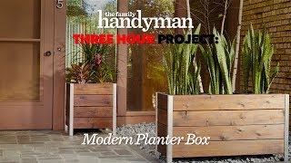 Make these attractive planters in a weekend! Get more DIY: https://www.familyhandyman.com/