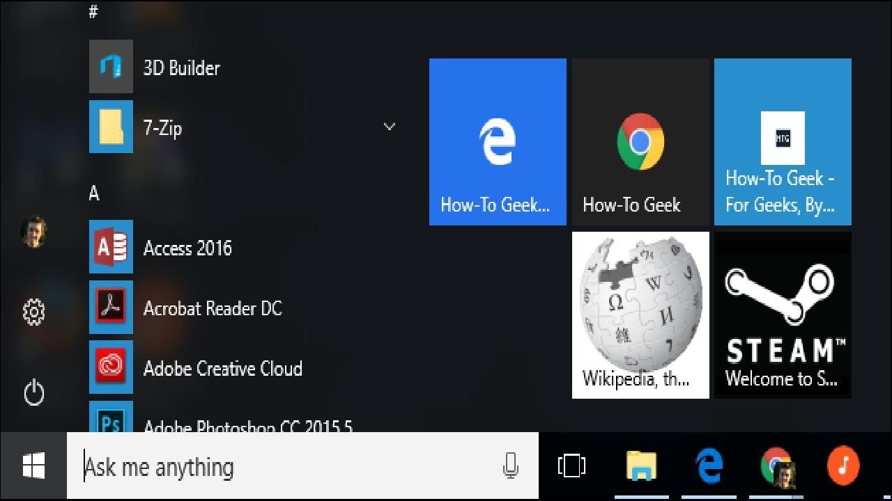 How to Add Website Links to the Windows 10 Start Menu - YouTube