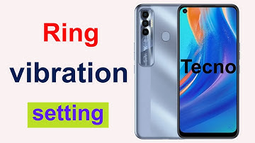 Tecno spark 7 pro Ring Vibration setting - Tecno spark 7 pro vibration problem