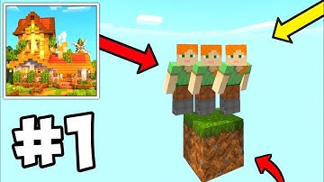 Craft Building City Loki One Block New Multiplayer Survival Series - Walkthrough Gameplay Part 1