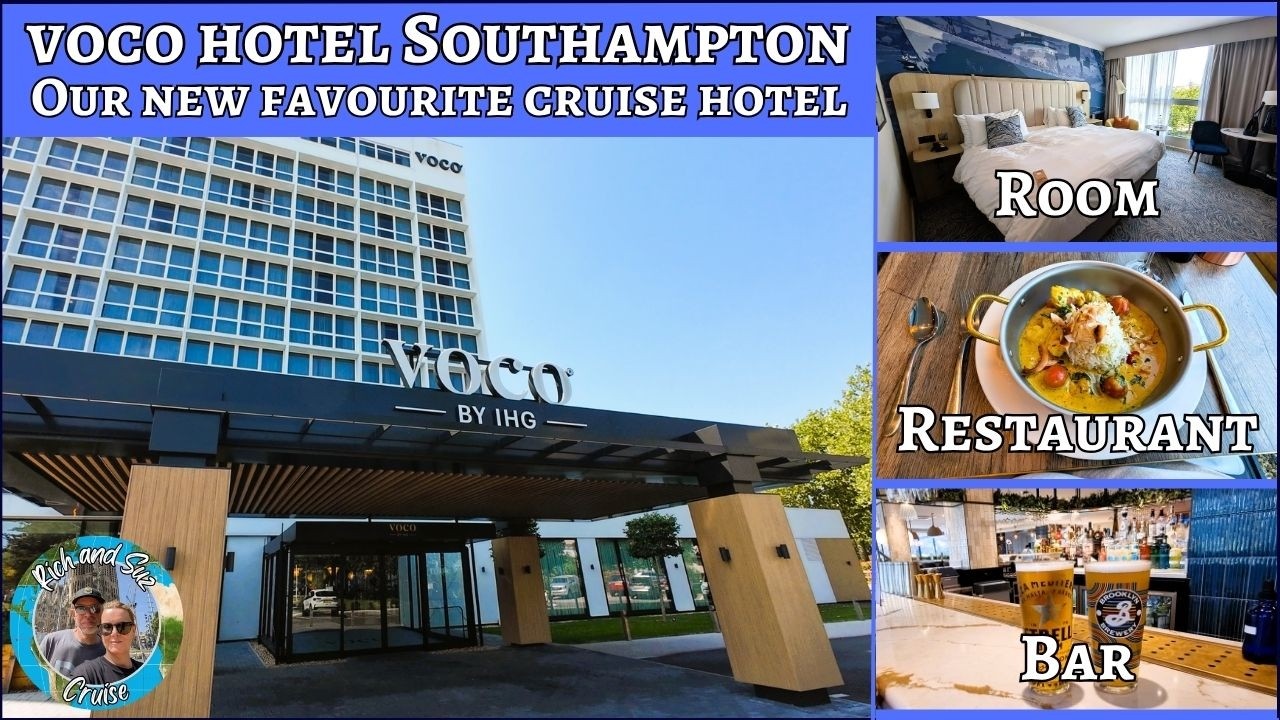 Southampton voco hotel. Our new favourite pre/post cruise hotel? Room, Restaurant and Bar Review.