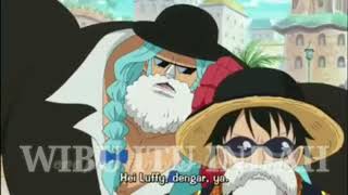 MOMENT LUCU ONE PIECE SUB INDO | Momen Kocak Luffy Saat memasuki Pertarungan Colleseum di dressrosa