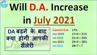 Will DA increase in July | Latest News | जुलाई 2021 से कितना बढ़ेगा महँगाई भत्ता।