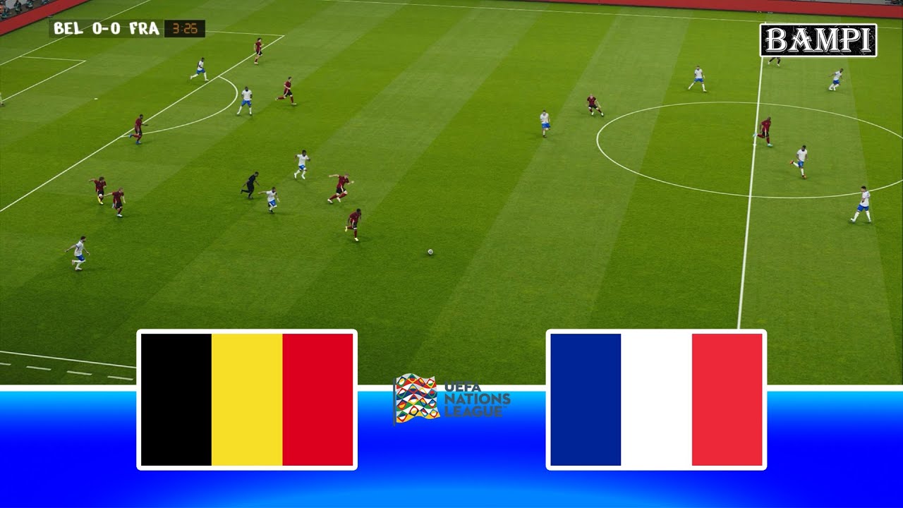 Belgium vs France / UEFA Nations League 2024 / Full Match All Goals ...
