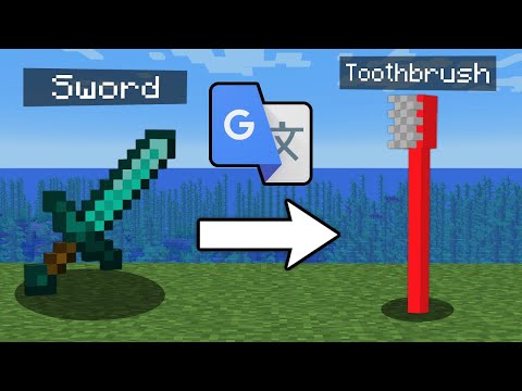 I translated everything in Minecraft through every language in google  translate! : r/Minecraft
