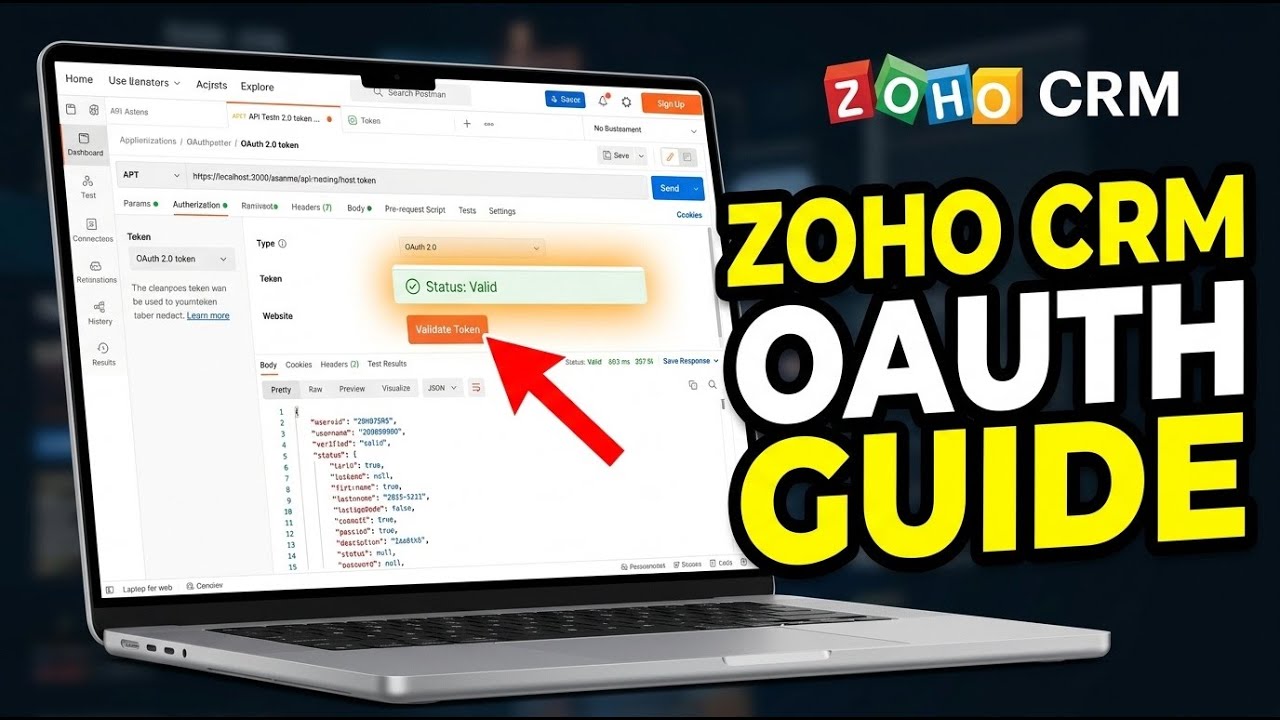 How to verify Zoho CRM OAuth token validity - Full Guide - YouTube
