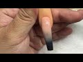 Como difuminar colores obscuros / ombre color negro / luliznails