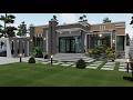 Modern 4 Bedroom House Design With Luxury Exterior &amp; Beautiful Landscaping