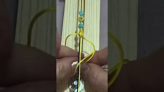 Easy Two Color Macrame Bracelet #shorts