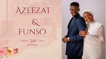 Traditional Wedding Ceremony Of Azeezat & Funso