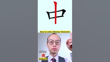 Learn to Read and Write Chinese Characters ‘Insect’ 虫 | Chinese Characters Writing