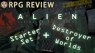 Alien RPG Starter Set + Destroyer of Worlds: Going whole hog with this Alien game 🚀☄ RPG review