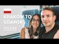 2ND CLASS FOR 8 HOURS 🚂 Train Krakow to Gdansk & Sopot | Poland Travel Vlog 2018