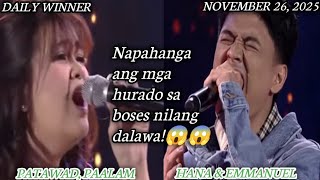 Download Lagu HANA \u0026 EMMANUEL / PATAWAD, PAALAM / TAWAG NG TANGHALAN / SHOWTIME MP3