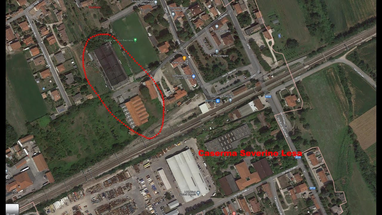 Caserma/edifici da identificare a Basiliano (UD) - YouTube