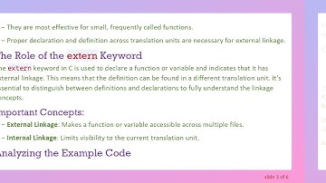 Understanding Inline Functions and extern in C: Are They Required for External Linkage?