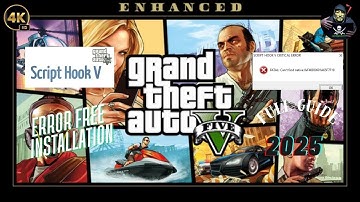 🔧 How to Install & Use Script Hook V in GTA 5 Enhanced | No Errors | Step-by-Step Guide 🔧 mg77