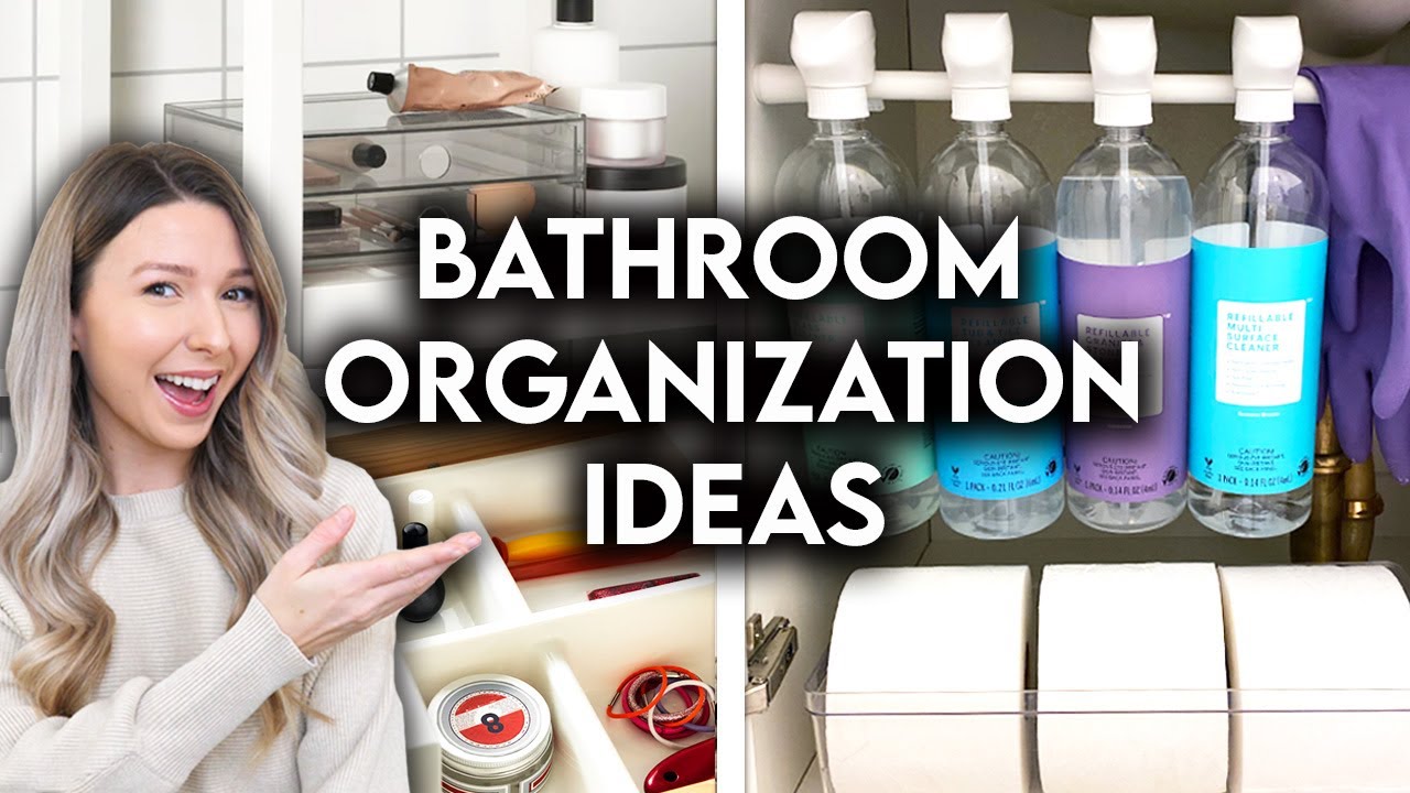 VIDEO]: Bathroom Cabinet Organization Tips