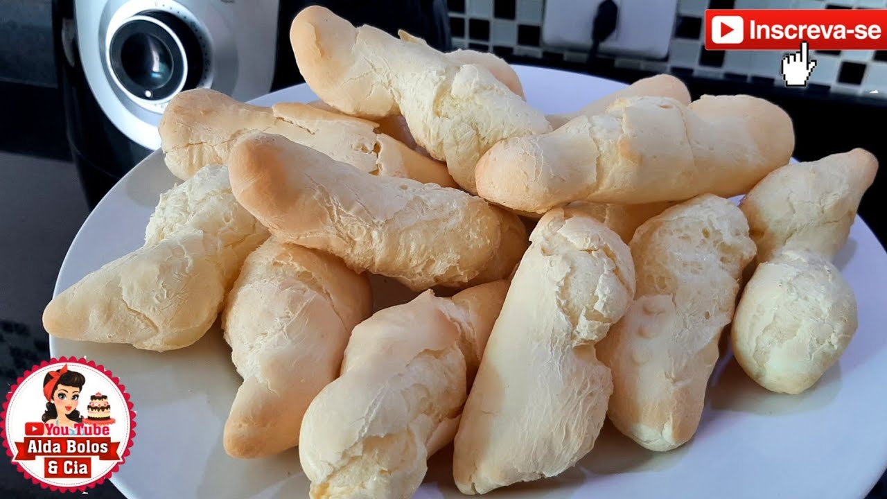 BISCOITO DE POLVILHO FEITO NA FRITADEIRA ELÉTRICA/ SEM ÓLEO E SEM LEITE
