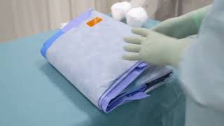 All in One Patient Drape for Lateral Hip Surgery - Instruction