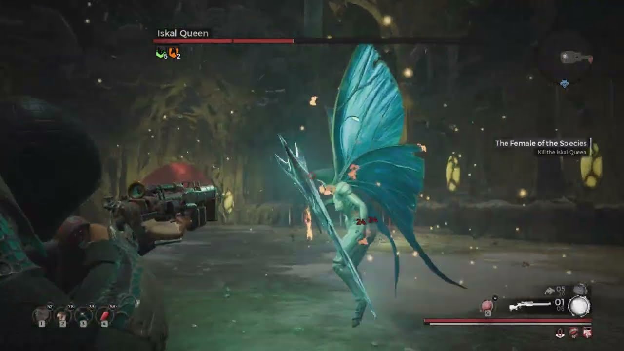 Remnant from the ashes Iskal Queen  (solo boss fight apocalypse difficulty) ( no hit)