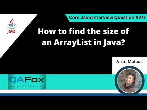 How to find the size of an ArrayList in Java (Core Java Interview Question #277)