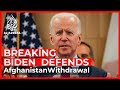 Biden defends Afghanistan withdrawal after Taliban takeover