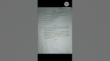 Jammu University 1st sem mathematical economics question paper 2023