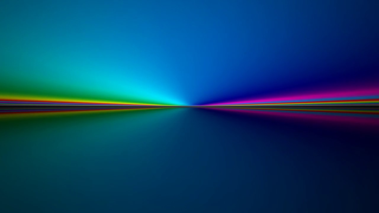 4K Rainbow Gradient Clean Horizion Swift 2160p Motion Background