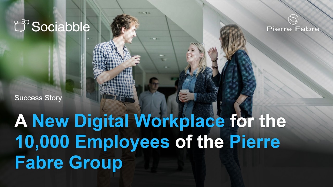 Connecting 10,000 employees of Pierre Fabre Group with Sociabble