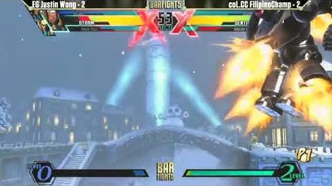UMVC3 EG Justin Wong vs coL.CC Filipino Champ - CCTV BarFights